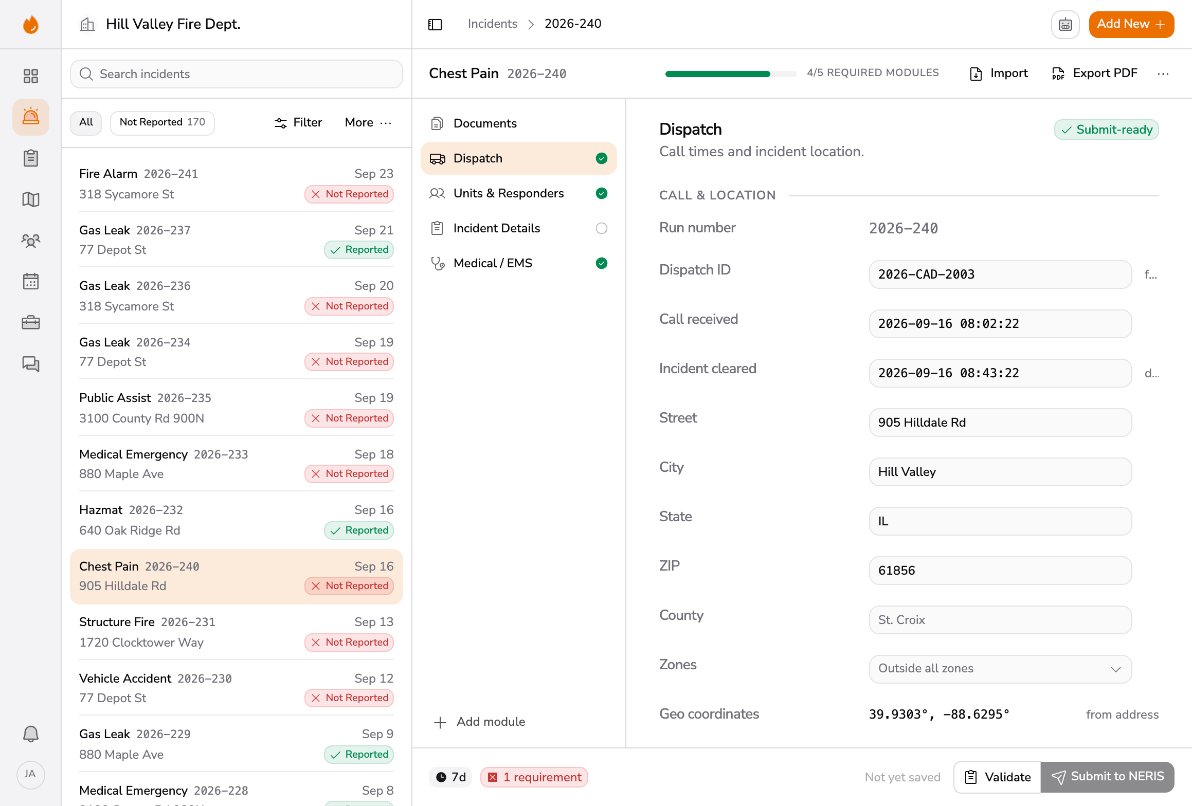 Run the call, then report it without re-typing anything.