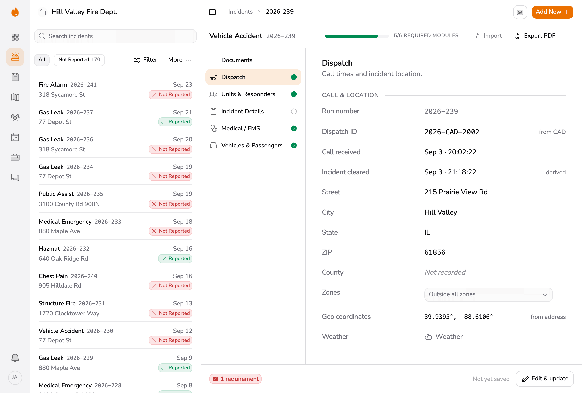 NERIS, built in, and Data Exchange Compatible.